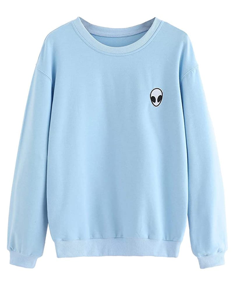 Alien Crewneck Sweatshirt | Comfy Work From Home Wardrobe Essentials | The Basic Housewife
