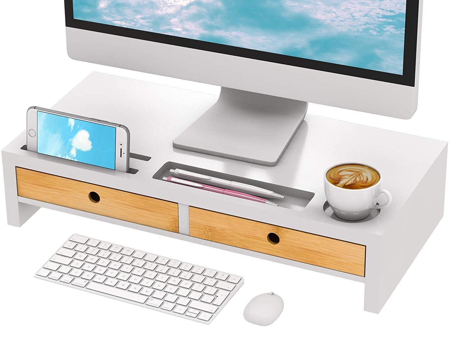 Cloffice Decor Ideas: A computer stand