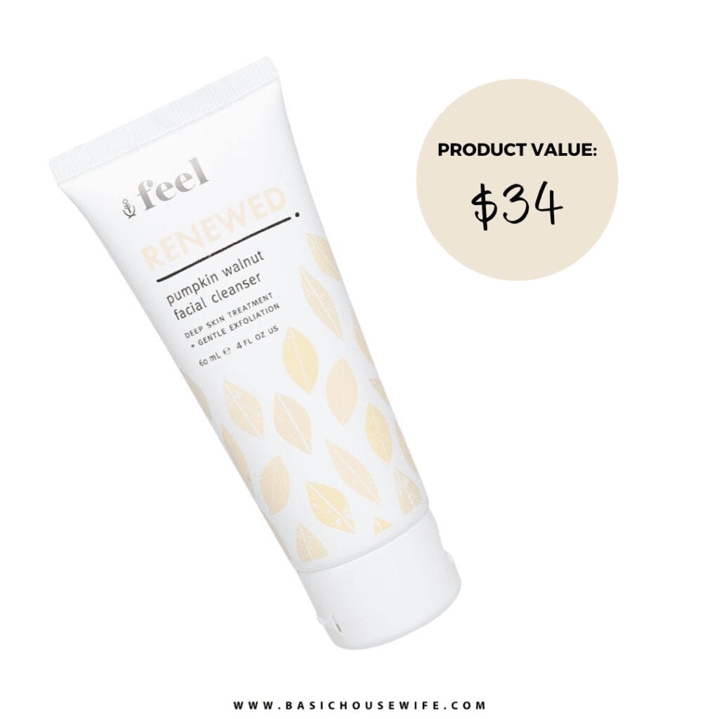 Feel Renewed Pumpkin Walnut Facial Cleanser | What's Inside a FabFitFun Box: 20+ Products From My FabFitFun Boxes