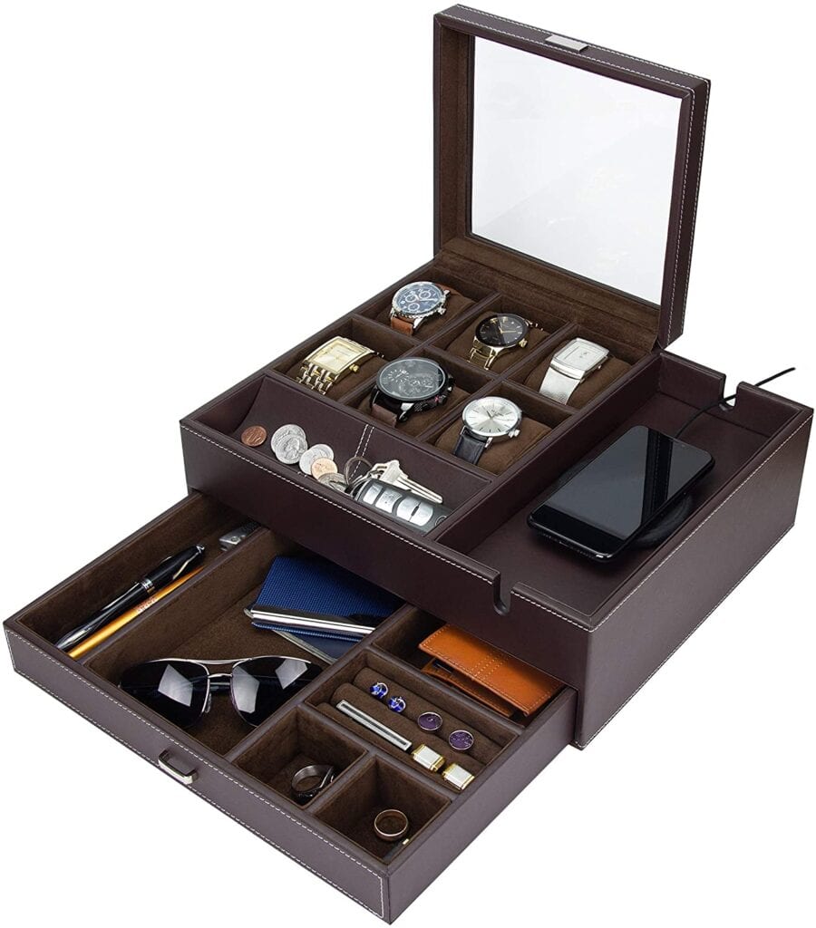 Commander Dresser Valet | 50+ Gifts for Dads Who Have Everything | Gift Ideas for Dad Under $200
