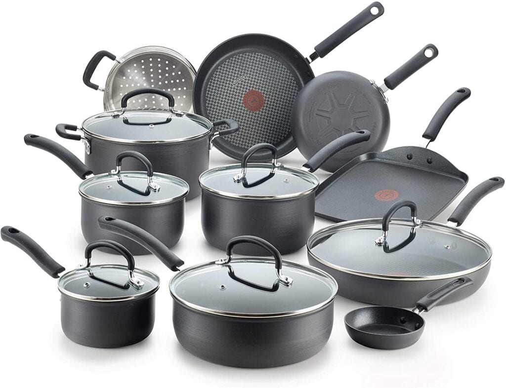 T-Fal 17pc Cookware Set | 50+ Gifts for Dads Who Have Everything | Gift Ideas for Dad Over $200