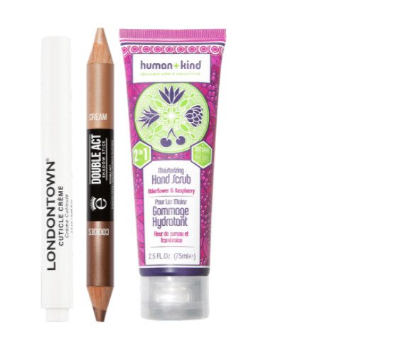 Bundle: Cuticle Pen, Hand Scrub Elderflower, Double Act Shadow Stick ($65 Value)