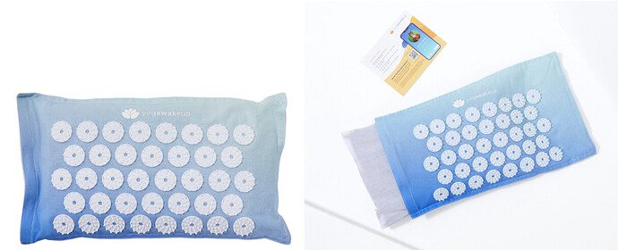 Yoga Wake Up 3 Months Audio Guided Yoga App Subscription + Acupressure Pillow ($49 Value)