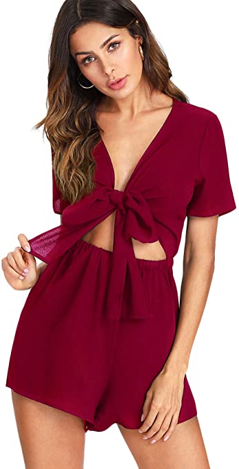 Self-Tie Romper | Must-Have Casual Summer Dresses Under $50