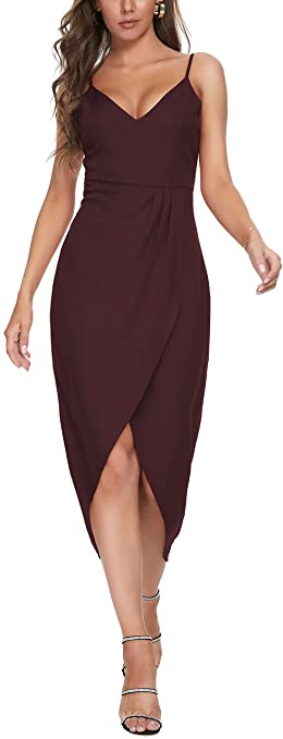 Spaghetti Strap Dresses for a Wedding Guest | Sexy Wedding Guest Dresses | Basic Housewife