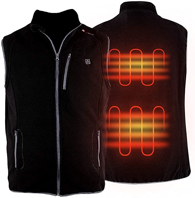 Heated Polar Fleece Vest | Best Gifts for Dads Who Have Everything