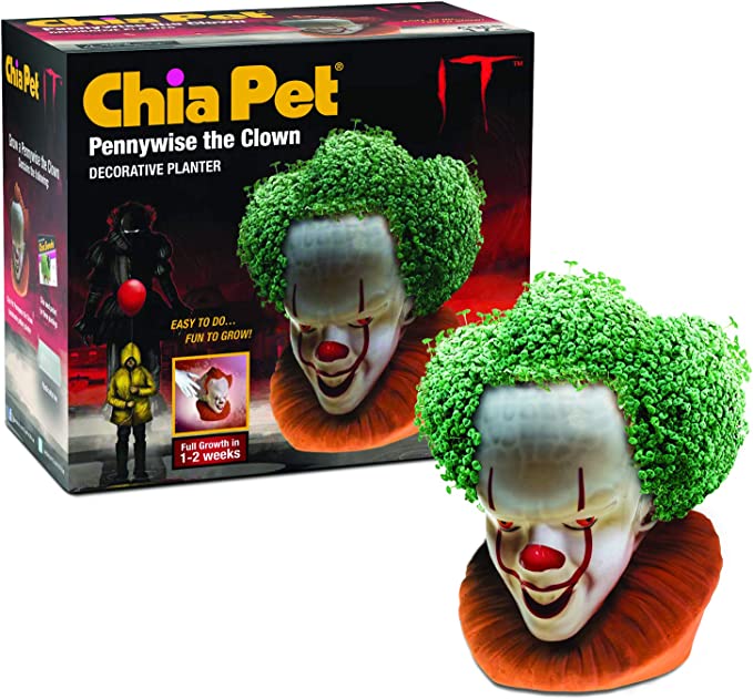 Pennywise Chia Pet |  Halloween Gifts Ideas for People Who Love Spooky Season Year Round