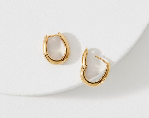 LUV AJ Carmella Hoop Earrings