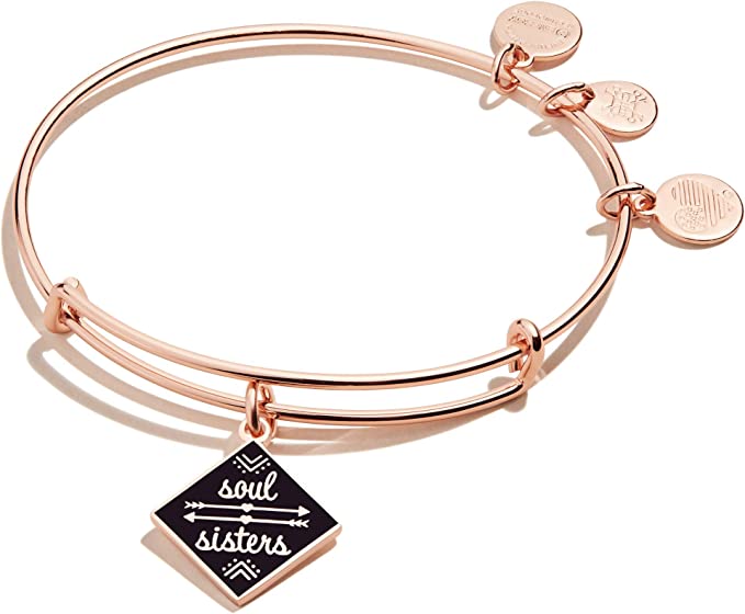 Alex & Ani Soul Sisters Bangle | 25+ Small Gift Ideas for Friends Under $25 | Basic Housewife
