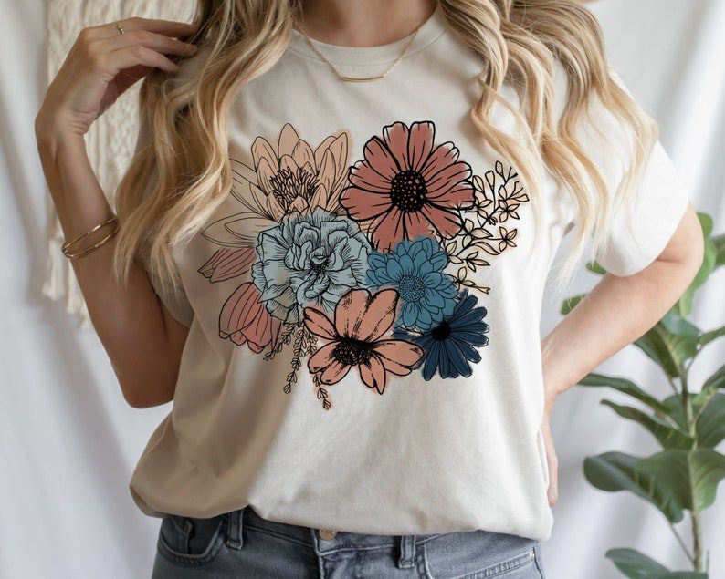 Wildflower Graphic Tee | 25+ Small Gift Ideas for Friends Under $25 | Basic Housewife