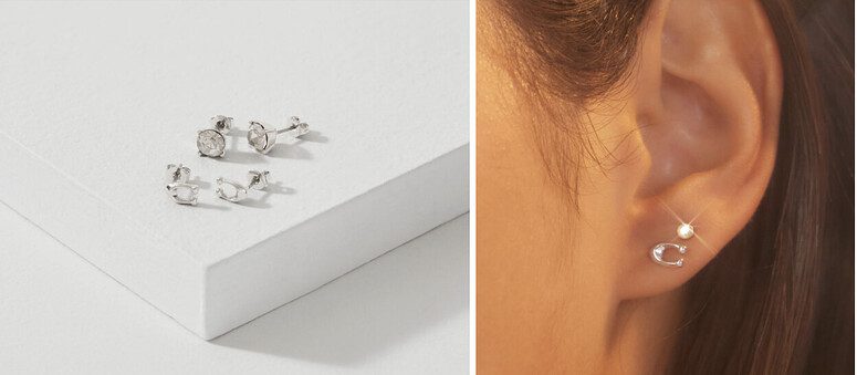 Coach Signature C Stud Earrings Set  | FabFitFun Winter 2022 Spoilers: Customizations Revealed! | basic Housewife