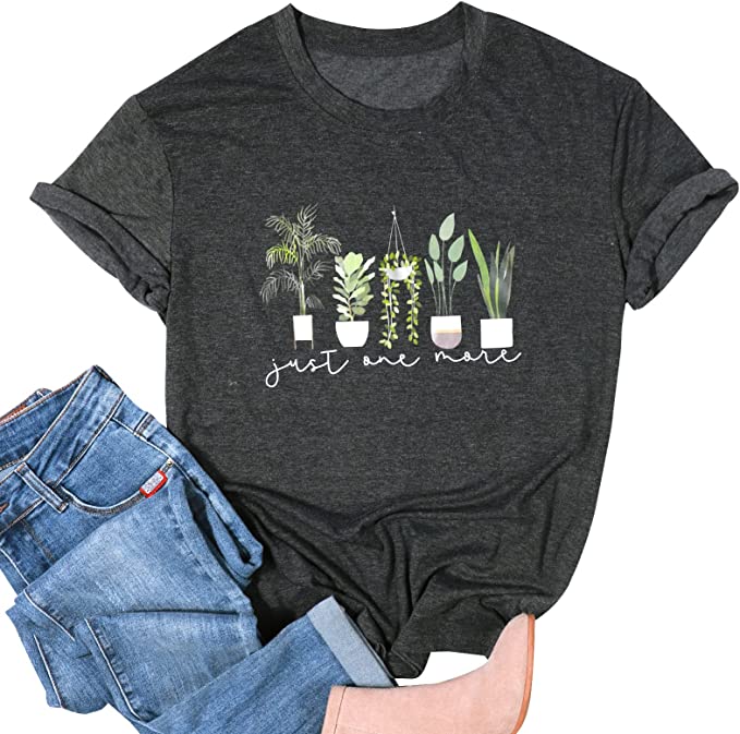 'Just One More' Plant Lover Shirt |  25 Unique Gifts for Plant Lovers | BasicHousewife