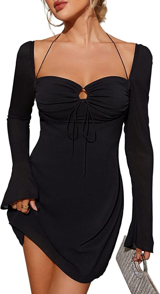 Casual Mini Dress | The Best Long Sleeve New Years Eve Dresses on Amazon