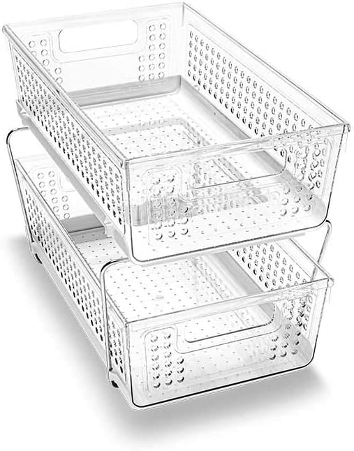 Slide-Out Storage Baskets | Must-Have Bathroom Organization Solutions To Tidy Up Your Home | Basic Housewife
