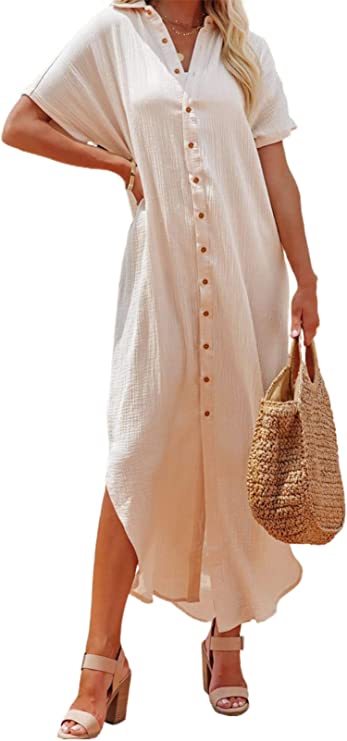 Button Down Beach Dress |