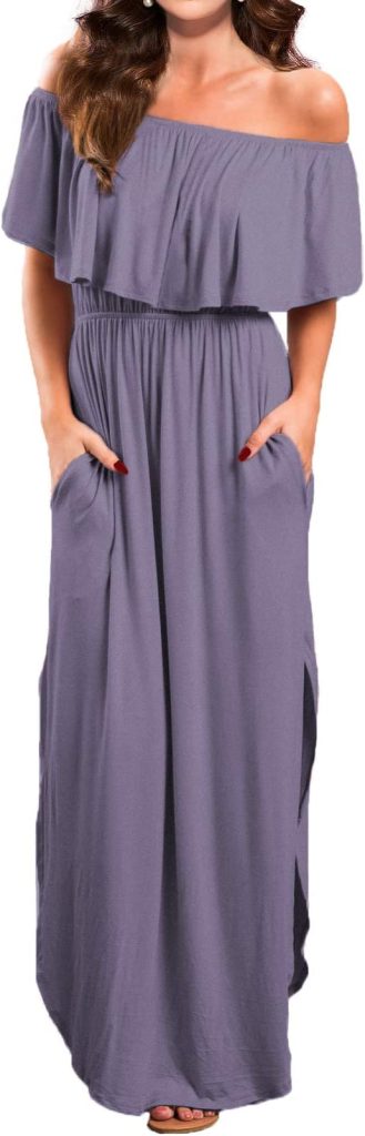 Long Ruffle Dress |
