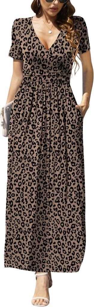 Wrap Waist Maxi Dress |