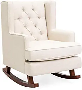 Tufted Rocking Chair | The 20 Best Nursery Chairs | Nursery Decor | Basic Housewife