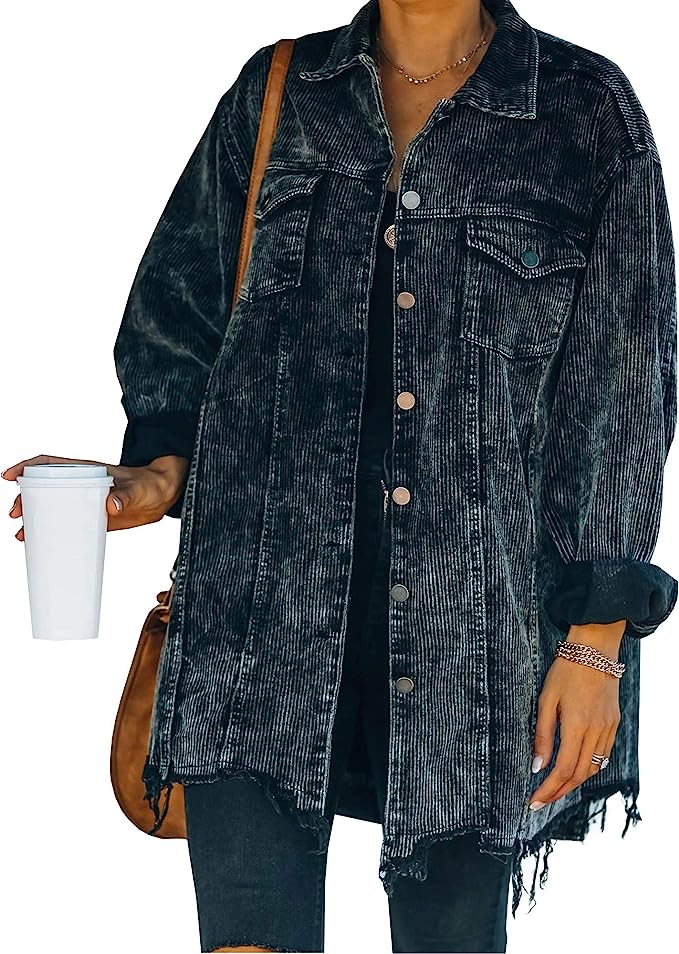 Retro Corduroy Shacket