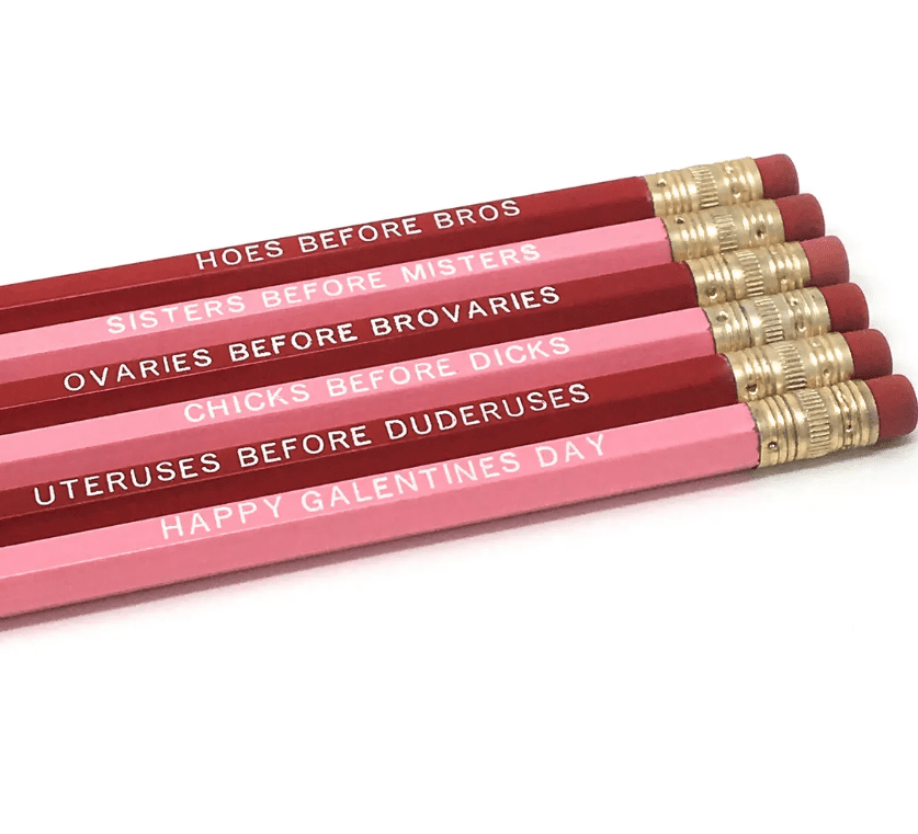 galentines pencils